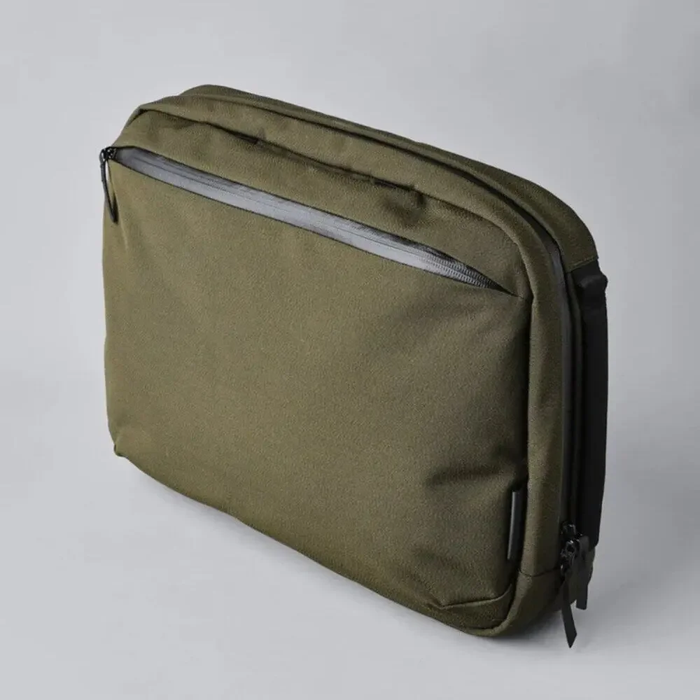 NWOT Alpaka Elements Tech Brief Pro Laptop Bag/Backpack Army Green